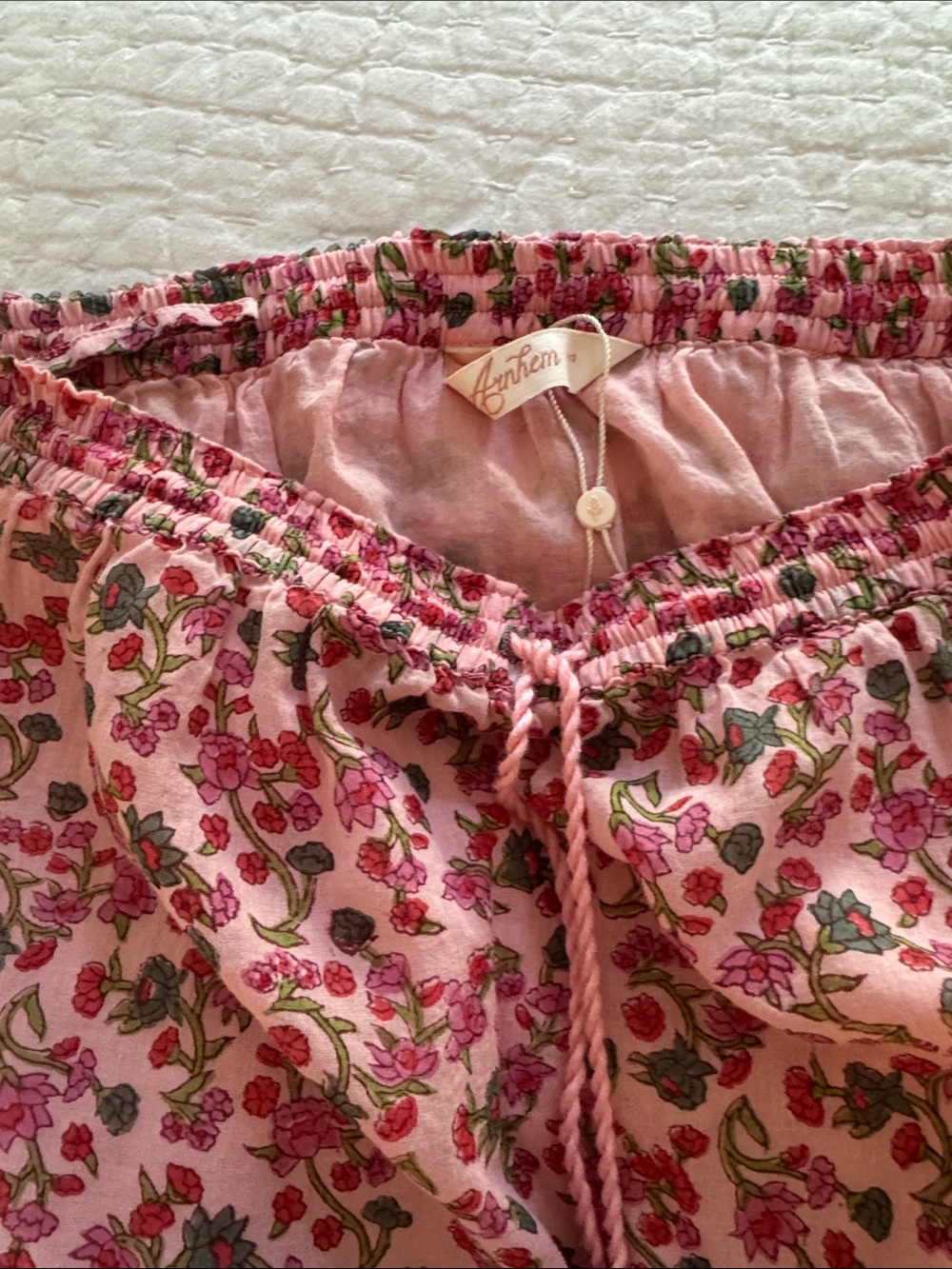Arnhem Pink Floral Tiered Maxi Skirt - Picture 9 of 9